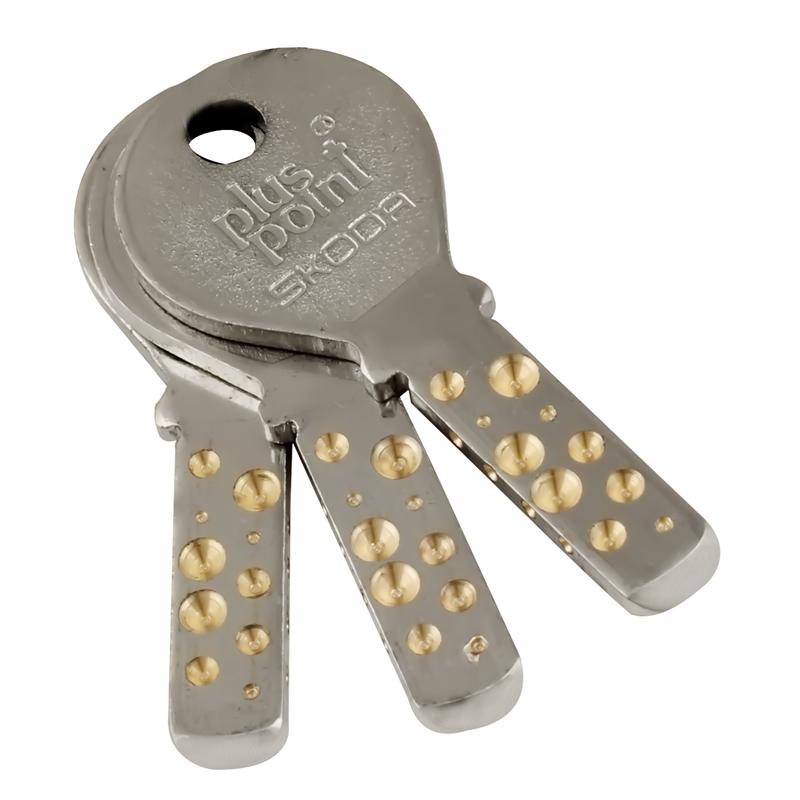 Skoda Dimple Key 4 Stroke Main Door Locks